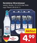 Mineralwasser Angebote von Gerolsteiner bei Netto Marken-Discount Karlsruhe für 4,99 €