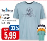 Kaufhaus Stolz Zempin - Herren-T-Shirt Angebot im Prospekt Herren-T-Shirt bei Kaufhaus Stolz im Zempin Prospekt für 5,99 €