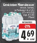 Mineralwasser Angebote von Gerolsteiner bei E center Marl für 4,69 €