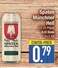 Münchner Hell im EDEKA Prospekt Münchner Hell von Spaten im aktuellen EDEKA Prospekt für 0,79 €