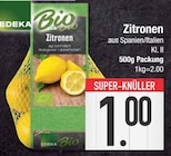 Zitronen von Edeka Bio im aktuellen EDEKA Prospekt für 1,00 €