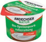 Bio-Speisequark-zubereitung von Andechser Natur im aktuellen tegut Prospekt für 1,19 €