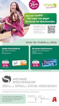 mea - meine apotheke Prospekt Unsere Oktober-Angebote mit 4 Seiten