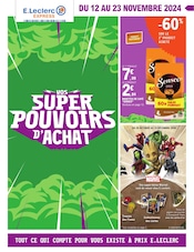 Prospectus E.Leclerc à Rivery, "VOS SUPER POUVOIRS D'ACHAT", 11 pages de promos valables du 12/11/2024 au 23/11/2024