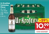 Feinherbes Pilsner von Ur-Krostitzer im aktuellen Netto Marken-Discount Prospekt
