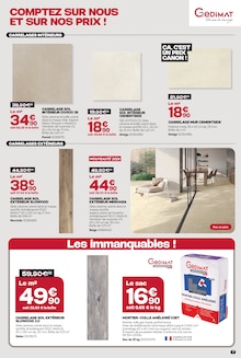 Promotion Carrelage Extérieur dans le prospectus Gedimat, valable du 08/07/2026 au 22/08/2026 Promo Carrelage Extérieur dans le catalogue Gedimat du moment à la page 7