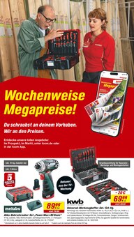 Bohrmaschine im aktuellen toom Baumarkt Prospekt (Leverkusen) Bohrmaschine im toom Baumarkt Prospekt "Respekt, wer's selber macht." mit 12 Seiten (Leverkusen)
