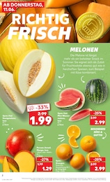 Melone im Kaufland Prospekt Melone im Kaufland Prospekt "Hier bin ich richtig" auf Seite 11