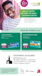 Apotheke Prospekt von mea - meine apotheke in Olpe Aktueller mea - meine apotheke Apotheken Prospekt für Olpe: Unsere Juni-Angebote mit 4} Seiten, 01.06.2025 - 30.06.2025
