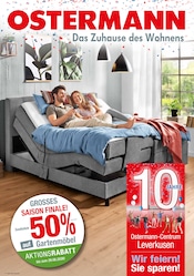 Ostermann Möbel & Einrichtung Prospekt der aktuellen Woche mit 12 Seiten, gültig von 08.08.2026 bis 29.08.2026, in Hürth und Umgebung Aktueller Ostermann Möbel & Einrichtung Prospekt in Hürth und Umgebung, "DAS ZUHAUSE DES WOHNENS" mit 12 Seiten, 08.08.2026 - 29.08.2026