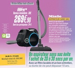 Aspirateur sans sac - MIELE - Proxi Confort à Provins Aspirateur sans sac - MIELE en promo chez Proxi Confort Provins à 269,90 €