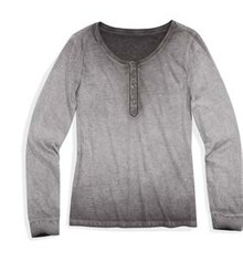 Langarmshirt mit Knopfleiste bei ALDI SÜD in Stuttgart Langarmshirt mit Knopfleiste im Angebot bei ALDI SÜD Stuttgart für 4,99 €
