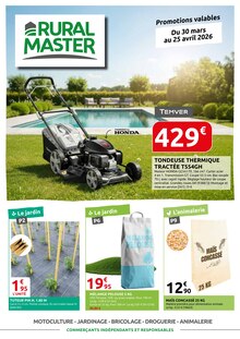 Catalogue Rural Master de la semaine 14, "RURAL MASTER", page 1, 01/04/2026 - 25/04/2026 Prospectus Rural Master en cours, "RURAL MASTER", page 1 sur 16