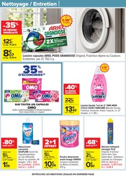 Prix et réduction Détachant Poudre dans le prospectus Carrefour en cours Offre Détachant Poudre dans le catalogue Carrefour du moment à la page 43