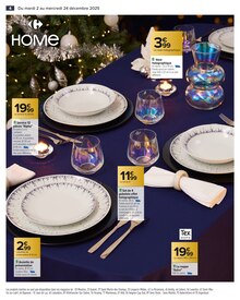 Promotion Nappe dans le prospectus Carrefour, valable du 02/12/2025 au 24/12/2025 Promo Nappe dans le catalogue Carrefour du moment à la page 4