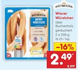 Wiener Würstchen im Angebot bei Netto Marken-Discount in Bielefeld Wiener Würstchen Angebote von Hofmaier bei Netto Marken-Discount Bielefeld für 2,49 €