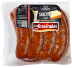 8 saucisses fumées LES BRASERADES dans le catalogue Carrefour Market