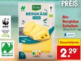 Bio-Bergkäse Scheiben von BioBio im aktuellen Netto Marken-Discount Prospekt für 2,29 €