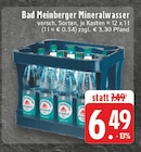 Mineralwasser im Angebot bei EDEKA in Herne Mineralwasser Angebote von Bad Meinberger bei EDEKA Herne für 6,49 €
