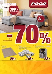 Aktueller POCO Prospekt mit Wäscheständer, "BIS ZU -70% AUF GARTENMÖBEL", Seite 1