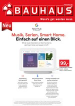 BAUHAUS Prospekt für Bielefeld mit 1 Seiten BAUHAUS Prospekt für Bielefeld: "Musik, Serien, Smart Home. Einfach auf einen Blick.", 1 Seiten, 30.03.2021 - 16.04.2021