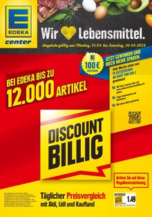 Aktueller E center Prospekt "Wir lieben Lebensmittel!" Seite 1 von 30 Seiten