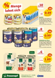 Fressnapf Hundefutter im Prospekt 