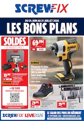 Promos Bricolage dans le catalogue "LES BONS PLANS" de Screwfix Bricolage en promo dans le catalogue Screwfix à la page 1