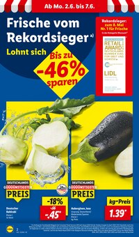 Kohlrabi im aktuellen Lidl Prospekt (Wuppertal) Kohlrabi im Lidl Prospekt "LIDL LOHNT SICH" mit 70 Seiten (Wuppertal)