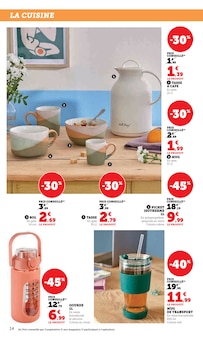 Promotion Tasse dans le prospectus Hyper U, valable du 03/02/2026 au 15/02/2026 Promo Tasse dans le catalogue Hyper U du moment à la page 14