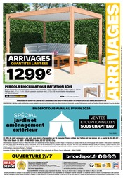 Pergola Angebote im Prospekt "PRIX DÉPÔT" von Brico Dépôt auf Seite 24