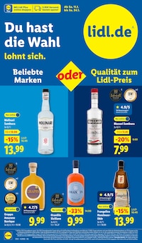 Gin im Lidl Prospekt "LIDL LOHNT SICH" mit 63 Seiten (Bremerhaven)