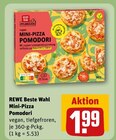 Mini-Pizza Pomodori im Angebot bei REWE in Wolfsburg Mini-Pizza Pomodori Angebote von REWE Beste Wahl bei REWE Wolfsburg für 1,99 €