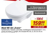 Wand-WC-Set „O.novo“ im Angebot bei toom Baumarkt in Kaiserslautern Wand-WC-Set „O.novo“ Angebote von Villeroy & Boch bei toom Baumarkt Kaiserslautern für 159,99 €