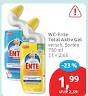 Total Aktiv Gel Ocean Water von WC-Ente für 1,99 € bei budni im Angebot Total Aktiv Gel Ocean Water von WC-Ente im aktuellen budni Prospekt