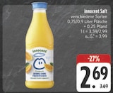 Saft im Angebot bei E center in Amberg Saft Angebote von innocent bei E center Amberg für 2,69 €