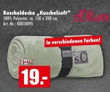 Kuscheldecke Kuschelsoft von s.Oliver im aktuellen Möbel Mahler Siebenlehn Prospekt für 19,00 €