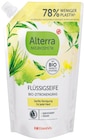 Flüssigseife Bio-Zitronengras Nachfüllbeutel im Angebot bei Rossmann in Velbert Flüssigseife Bio-Zitronengras Nachfüllbeutel Angebote von Alterra bei Rossmann Velbert für 1,79 €