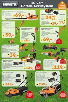 Elektrorasenmäher Angebot im Globus-Baumarkt Prospekt, gültig von 18.05.2025 bis 24.05.2025 Elektrorasenmäher Angebot im aktuellen Globus-Baumarkt Prospekt auf Seite 8