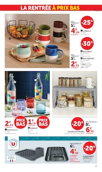 Promotion Bouteille En Verre dans le prospectus Super U, valable du 18/08/2026 au 06/09/2026 Promo Bouteille En Verre dans le catalogue Super U du moment à la page 17