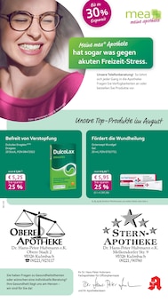 Aktueller mea - meine apotheke Prospekt "Unsere August-Angebote" Seite 1 von 4 Seiten für Kulmbach