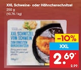 XXL Schweine- oder Hähnchenschnitzel für 2,69 € bei Netto Marken-Discount im Angebot XXL Schweine- oder Hähnchenschnitzel im aktuellen Netto Marken-Discount Prospekt
