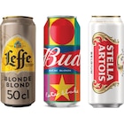 SUR TOUTES LES CANETTES 50 CL - LEFFE, BUD, STELLA ARTOIS, KWAK ET HOEEGARDEN - Carrefour Market à Béziers SUR TOUTES LES CANETTES 50 CL - LEFFE, BUD, STELLA ARTOIS, KWAK ET HOEEGARDEN en promo chez Carrefour Market Béziers