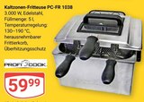 Kaltzonen-Fritteuse PC-FR 1038 im Angebot bei GLOBUS in Amberg Kaltzonen-Fritteuse PC-FR 1038 Angebote von ProfiCook bei GLOBUS Amberg für 59,99 €