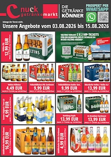 Aktueller Nuck Getränke Prospekt (Dresden, 2 Seiten zum blättern Nuck Getränke Prospekt DIE GETRÄNKEKÖNNER mit 2 Seiten