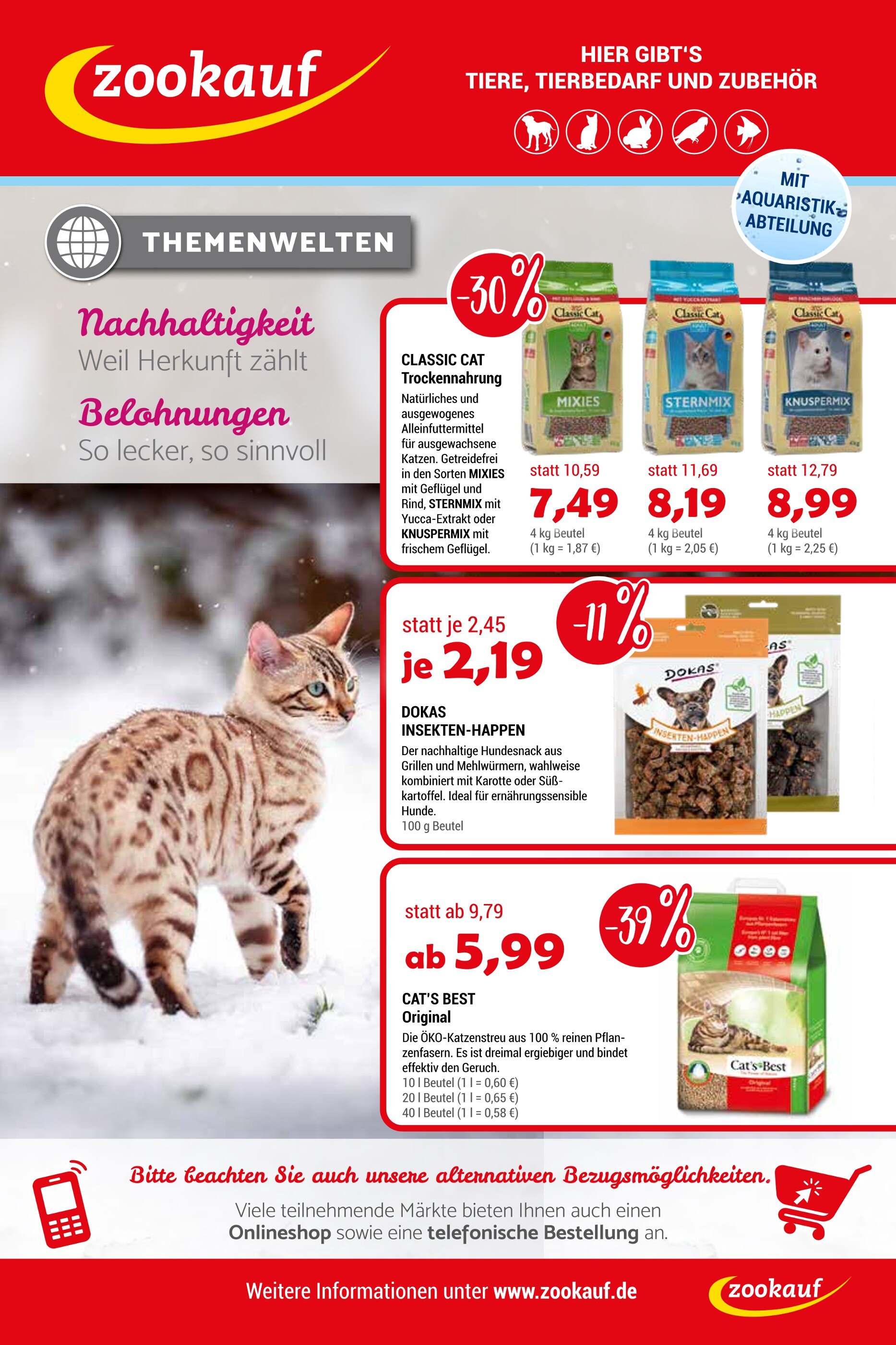 Zookauf Prospekt für Neuenkirchen mit 10 Seiten Zookauf Prospekt für Neuenkirchen: "TOP ANGEBOTE", 10 Seiten, 15.01.2022 - 22.01.2022
