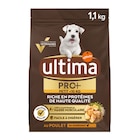 Croquettes pour petit chiens <10 kg, PRO+ - ULTIMA en promo chez Carrefour Béziers à 5,99 €