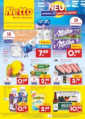 Aktueller Netto Marken-Discount Prospekt mit Süßigkeiten, "Aktuelle Angebote", Seite 1