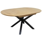 Holz im XXXLutz Prospekt ESSTISCH 120-160/100/75 cm Echtholz Holz, Metall oval Eichefarben von VanDerken im aktuellen XXXLutz Prospekt für 199,00 €