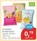 Kindersnack von Fruchtbar für 0,79 € bei budni im Angebot Kindersnack von Fruchtbar im aktuellen budni Prospekt